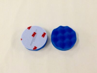 O-10/133 Hoogglans Wafelmop Blauw Ultrafina 3M 75mm (4)