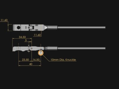 O-13/5-06-5101 WN&G Steinway type 2 shanke + flange