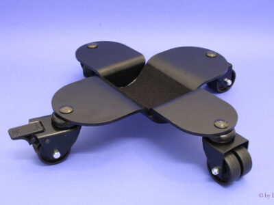 BKB 3170... Range grand castor brackets, black, with brake