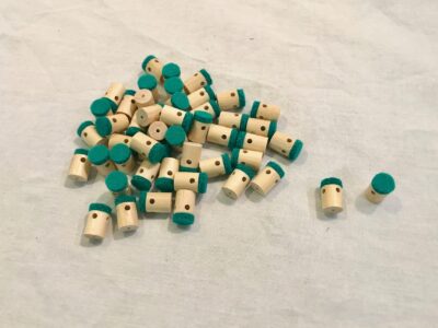 O-5/19-A Grand Set-Off button with felt diameter 10 x 12 mm Length 15 mm