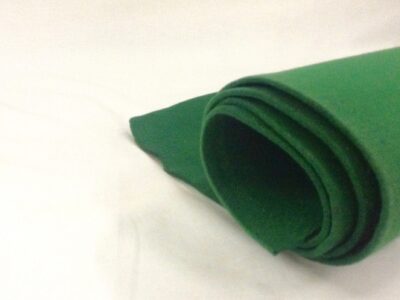 O-8/6-G5 Stamped felt 5mm Green density 300g/dm4