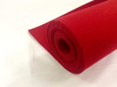 O-8/6-R5 Drappstof 5mm Rot Dicht 300g/dm4