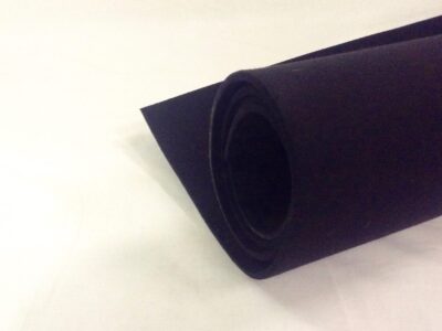 O-8/6-Z5 Drappstof 5mm Schwarz Dicht 300g/dm4