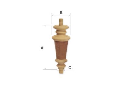 0-3/256-... Bechstein round leg