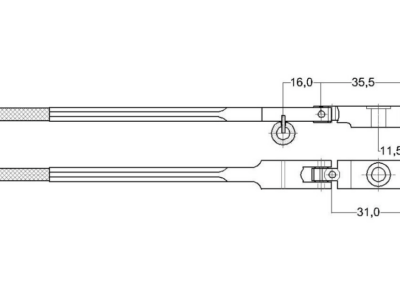 O-5/80-426 Grand shanks type Förster old 10mm knuckels hornbeam