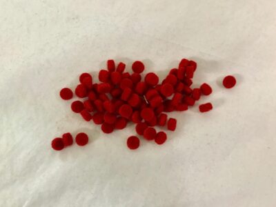 O-8/25 Baizes felt red